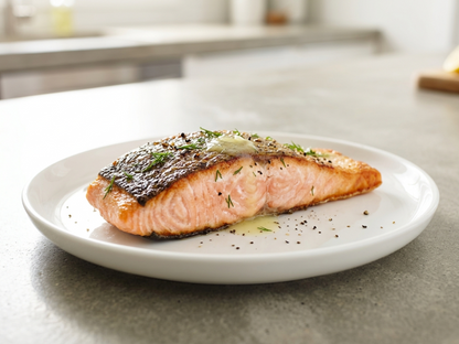 Arctic King Salmon Fillet: Sashimi-Grade Skinless Cut - High Omega-3 Clean